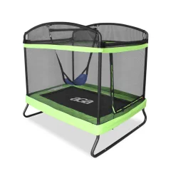 Aga Pravokotni trampolin 122x183 cm Svetlo zelena