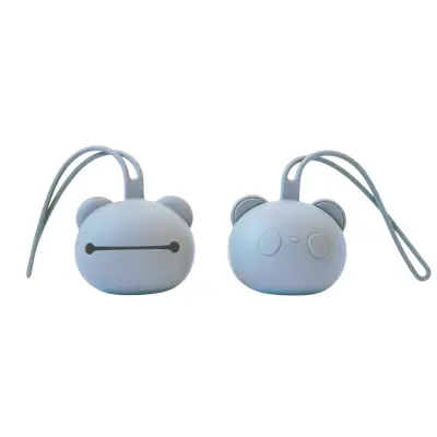 Torbica za dudo, Silikonska torbica za shranjevanje dude - KIDKOOL Modra