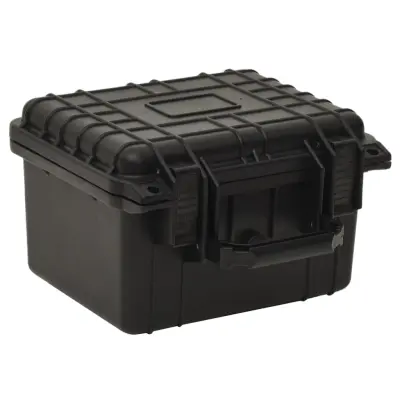 vidaXL Prenosni letalski kovček črn 27x25x18 cm PP