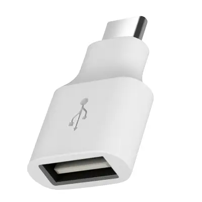 Originalni Googlov adapter, USB OTG ženski na USB-C moški - bel