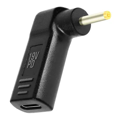 Polnilni adapter USB-C v DC 2,5 x 0,7 mm str. Prenosni racunalnik ASUS, crne barve
