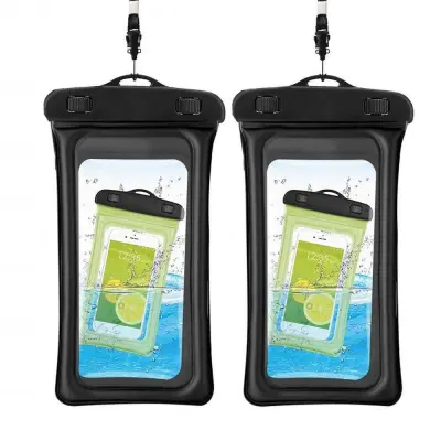 Plavajoča nepremočljiva mobilna torba Universal Black   2-paket