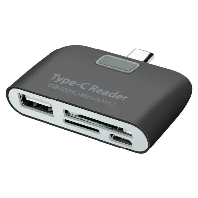 Citalec kartic SD / TF - adapter USB-C na USB mikro USB