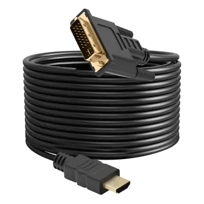 HDMI moški na DVI 24 1 ženski video adapter, Full HD 1080p - crn 5m