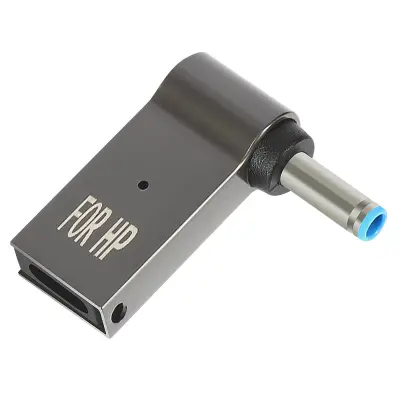 Polnilni adapter USB-C 100 W na DC 4,5 x 3,0 mm za racunalnik HP - siv
