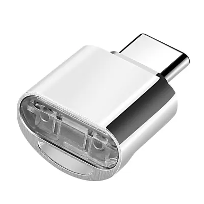 Citalec kartic Mini Micro SD / TF, adapter USB-C 3.1 - srebrn