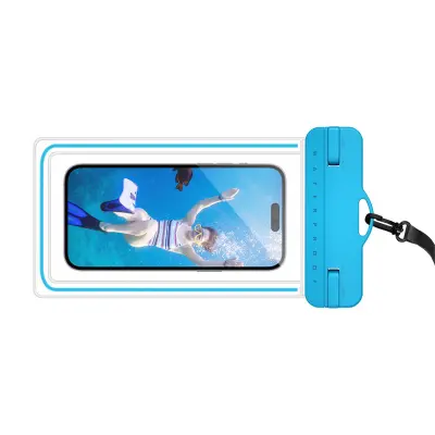 Vodoodporna torba za mobilni telefon - univerzalna Blue 1 paket