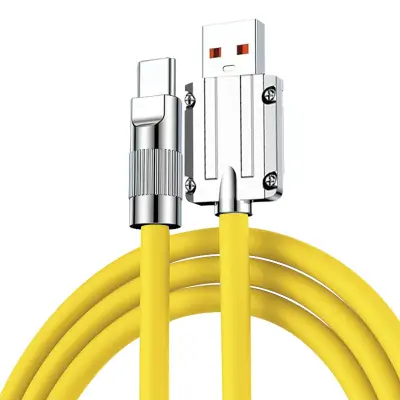 Polnilni kabel USB-C 120 W za hitro polnjenje - 1 meter Yellow