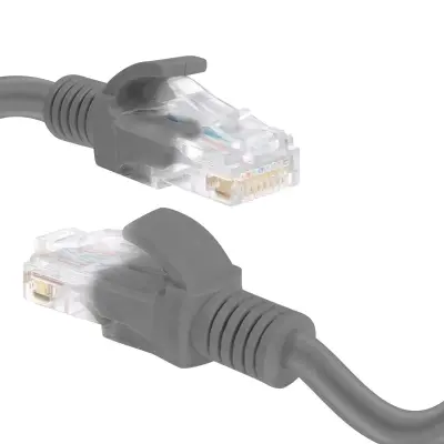 Ethernet kabel 15m, RJ45 Kategorija 6 Prenos 10Gbps - 250MHz, LinQ - siva