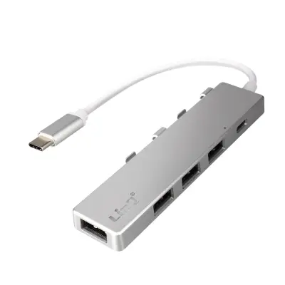 Zvezdišce USB tipa C s 4 vrati USB, hitrim prenosom 5 Gb/s in funkcijo OTG - LinQ
