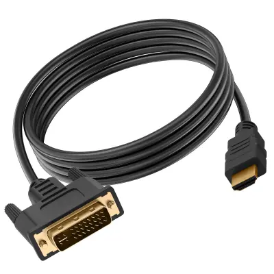 HDMI moški na DVI 24 1 ženski video adapter, Full HD 1080p - crn 2m
