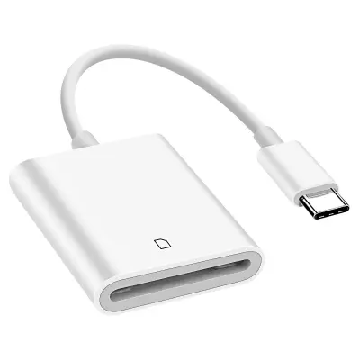 Citalnik kartic SD, adapter USB-C - bel