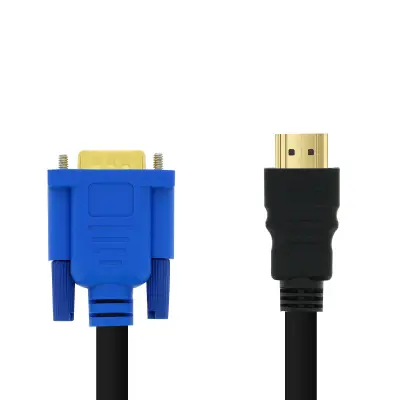 HDMI moški na VGA moški kabel/adapter, LinQ - crn