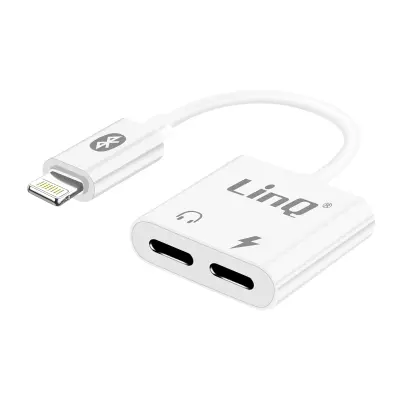 iPhone Lightning Charge Audio Splitter Adapter - Linq
