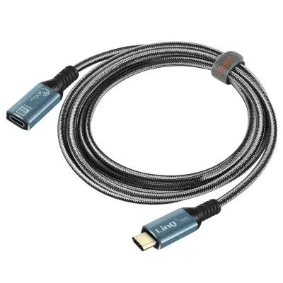 2 m USB-C podaljšek, 100 W polnjenje, locljivost 8K, prenos 20 Gbps - LinQ