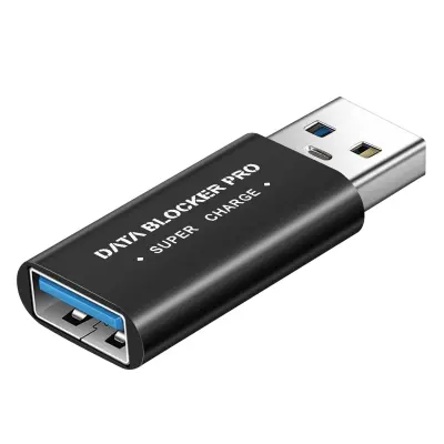 USB Data Blocker, Data Blocker Super Charge Black