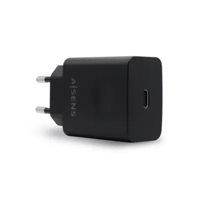 Cargador Aisens 20W USB-C PD3.0 Trgovina 1XUSB-C 20W Negro