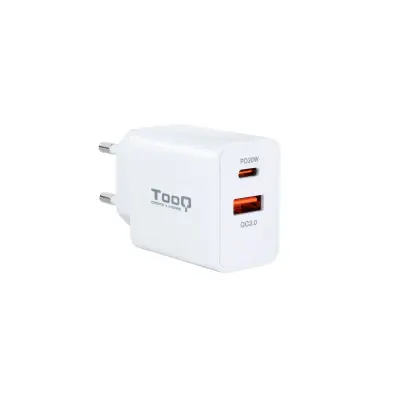 Cargador je paril tudi USB-C/PD 20W, USB-A/QC 18W Blanco