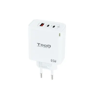 Cargador de Parid TOOQ GAN 2USB-C PD USB-A QC 65W