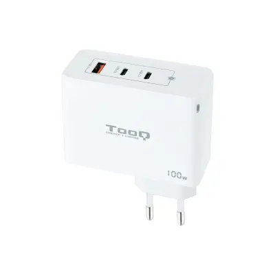 Cargador de Parid TOOQ GAN 2XUSB-C/PD USB-A/QC 100W