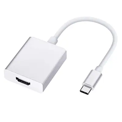 iLike HD2 USB-C vtič v HDMI 4K ženski avdio in video kabelski adapter 10 cm - pretvornik bela