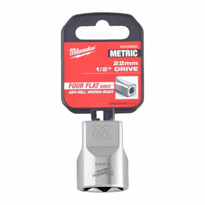 Milwaukee Cap 1/2 "kratka 22 mm