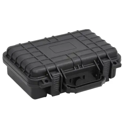 vidaXL Prenosni letalski kovček črn 30x22x10 cm PP