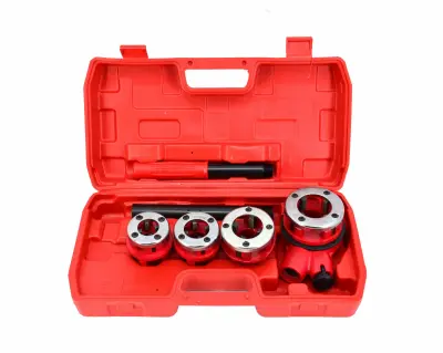 Awtools navoj za cevi 4 računalnike. 1/2 ", 3/4", 1 ", 1-1/4" set kovčkov