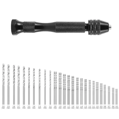 49 KOS 0,5–3,0 mm Komplet mini svedrov za hitrorezno jeklo Black