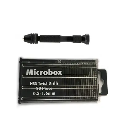 Ročni vrtalnik z 20 različnimi nastavki Black