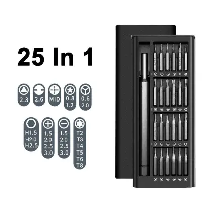 Set izvijačev 25 kosov Grey