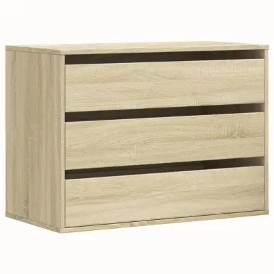 vidaXL Kotni predalnik sonoma hrast 80x41x58 cm inženirski les