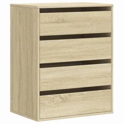 vidaXL Kotni predalnik sonoma hrast 60x41x76 cm inženirski les