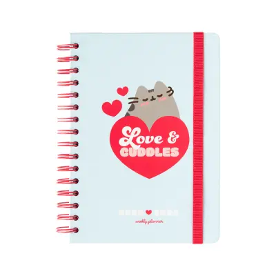 ŠOLSKI DNEVNI RED 2023/2024 TEDENSKI POGLED A5 12 MESECEV PUSHEEN PURRFECT LOVE COLLECTION