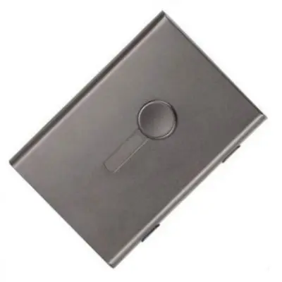 Funkcionalno držalo za vizitke, držalo za vizitke velike prostornine Grey