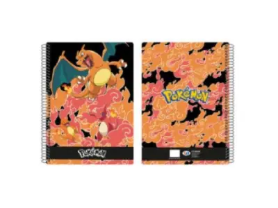 Notebook folio 80 listov Pokemon - Charmander (blagovne znamke CYP)