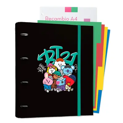 CARPEBLOCK 4 PREMIUM PRSTANI BT21 STREET MOOD