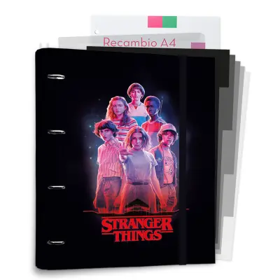 CARPEBLOCK 4 ANILLAS PREMIUM STRANGER THINGS