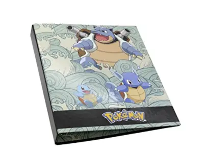 Pokémon - 4 Ring Binder, Šolske potrebščine, Binder, Carpesan, Sorter, Blue, Uradni izdelek (CyP Brands), Green, 0, Traditional