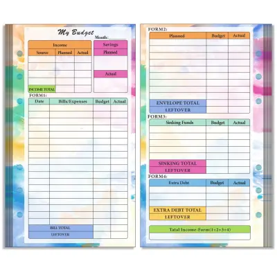 A6 Budget Planner za učinkovito varčevanje