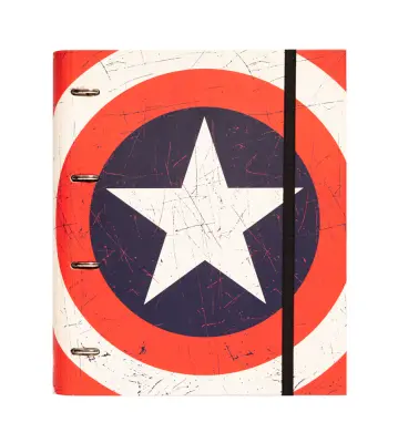 MARVEL CAPTAIN AMERICA SHIELD 4 RING VEZIV