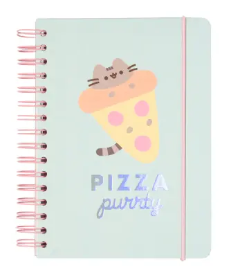 CUADERNO TAPA FORRADA A5 PUSHEEN FOODIE COLLECTION