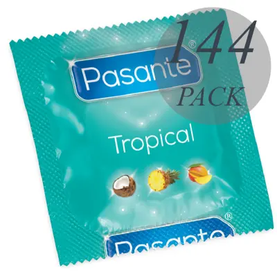 PASANTE CONDOMS TROPICAL VREČKA 144 EN