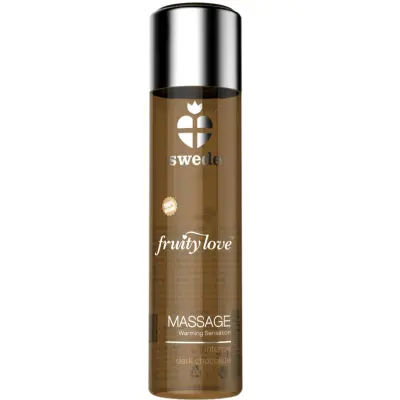 SWEDE - MASAŽNO OLJE Z UČINKOM GREVANJA FRUIT LOVE INTENZIVNA TEMNA ČOKOLADA 120 ML