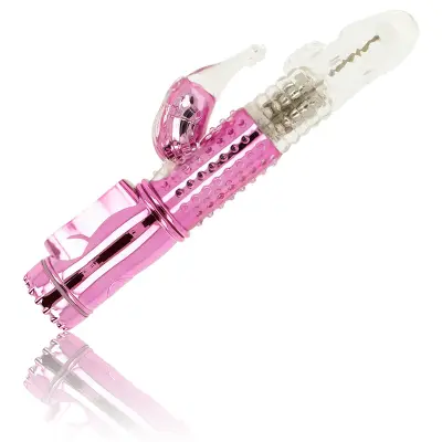 OHMAMA - VIBRATOR S FUNKCIJO ROTACIJE IN STIMULATORJEM ZA KLITORIS