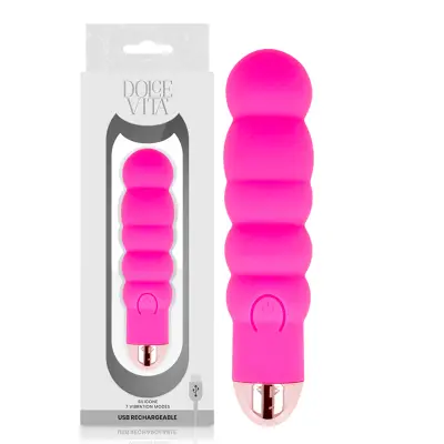 Dolce Vita - Vibrador Recarregvel Seis Pink 7 Velocidades