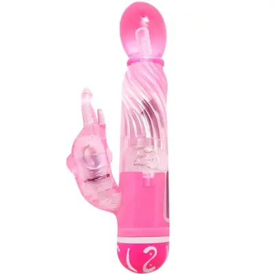 BAILE - VEČHITROSTNI VIBRATOR Z ROZA STIMULATORJEM