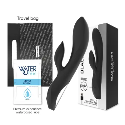 ČRNA&SREBRNA - VIBRATOR KAULTZ TOUCH CONTROL