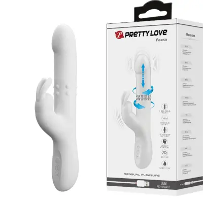 Pretty Love - Reese Rotating Vibrador Prata