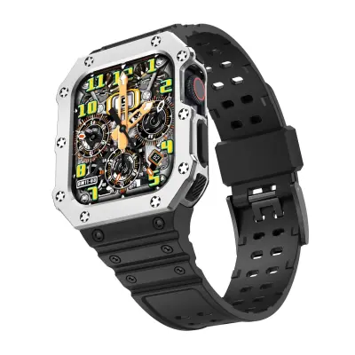 Pašček za Apple Watch Black/Silver